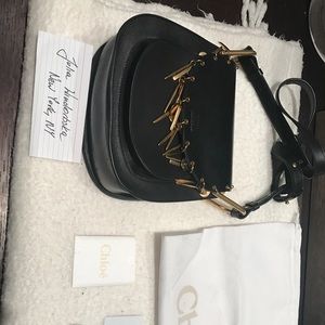 Chloe medium charm hudson shoulder bag